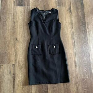 Karl Lagerfield Black Tweed like Dress
sleeveless mini dress